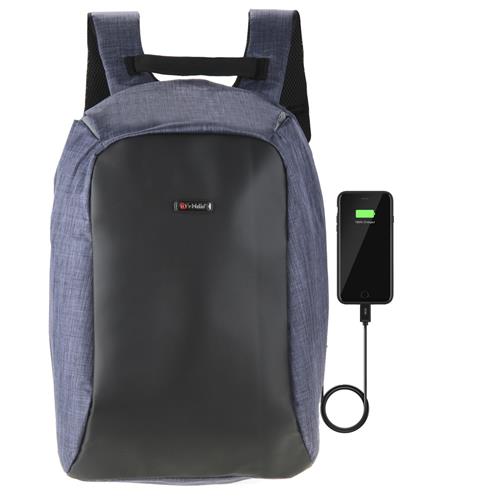 Mochila Antifurto com USB 1958