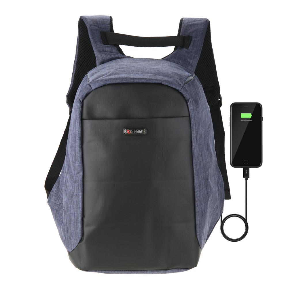 Mochila Antifurto com USB 1959