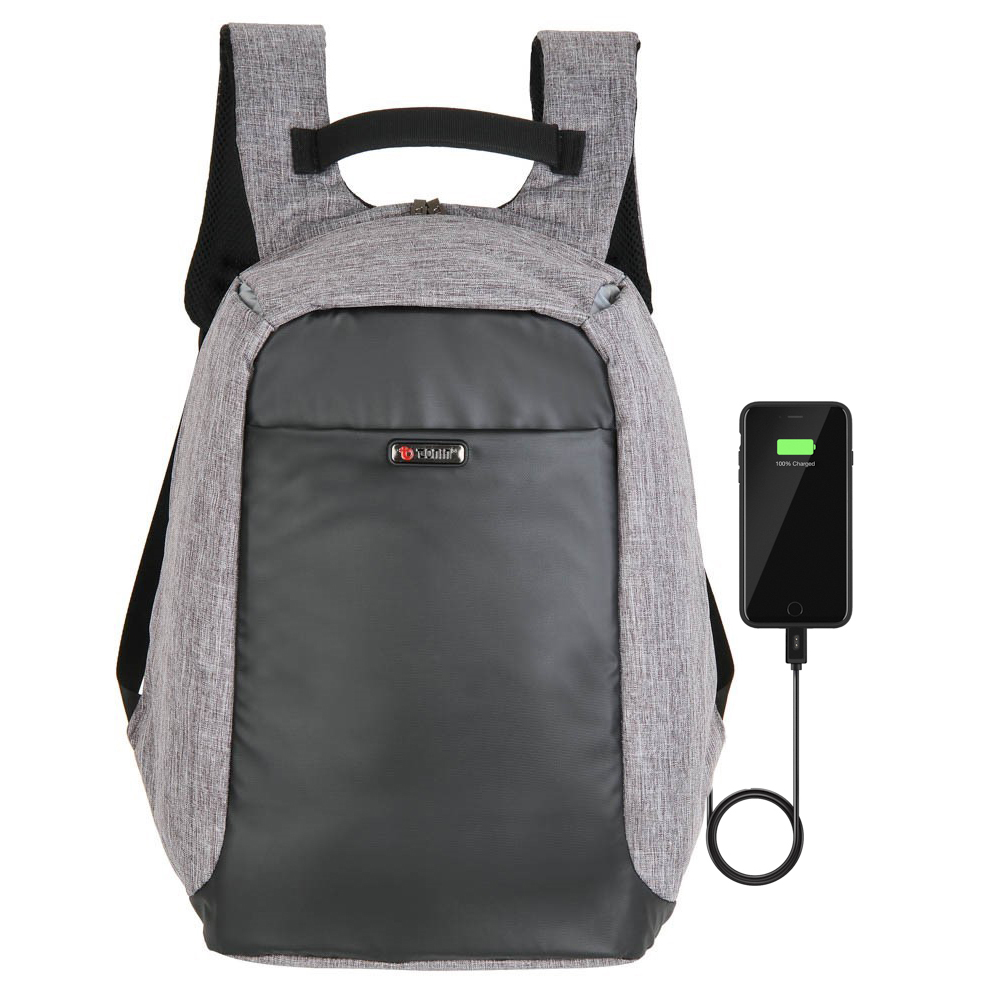 Mochila Antifurto com USB 1959