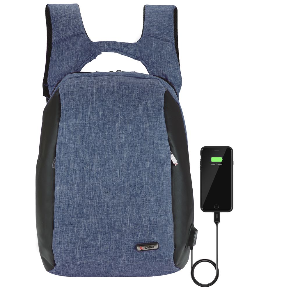 Mochila Antifurto com USB 1982