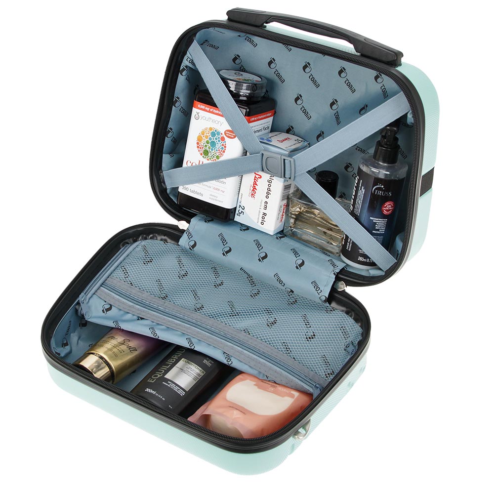 Frasqueira rígida oval Samba - Tonin | Malas, Mochilas, Carteiras