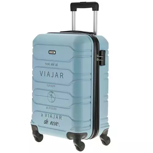 Mala pequena rígida Samba Coleção Mundo