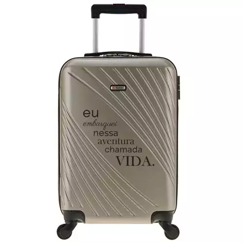 Mala pequena rígida Jazz Coleção Mundo