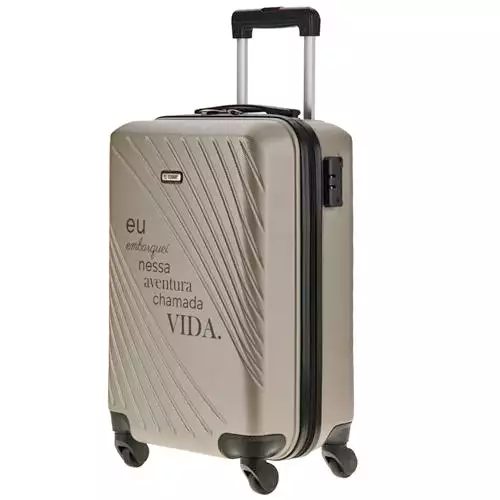 Mala pequena rígida Jazz Coleção Mundo