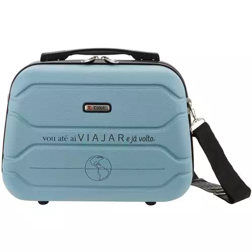 Frasqueira Rígida Oval Samba Coleção Mundo