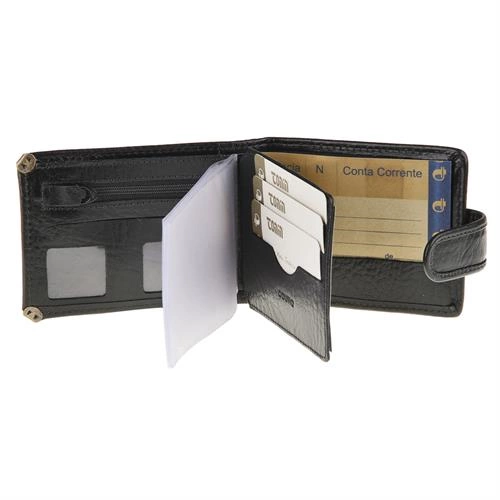 Carteira Masculina 0650 Preto