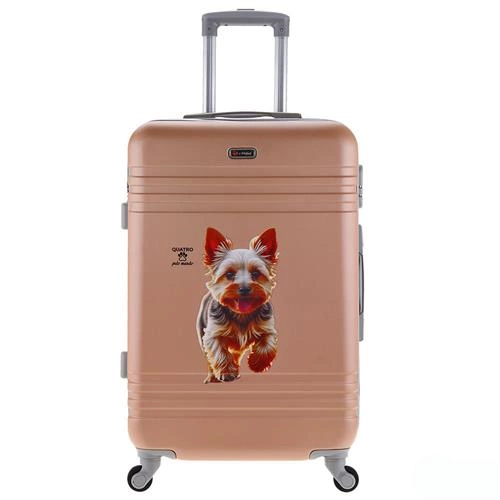 Mala grande rígida Quatro Patas