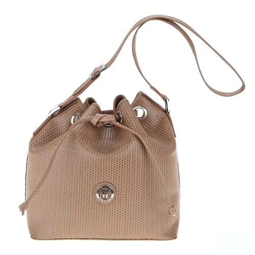 Bolsa Saco Média em Couro Pele