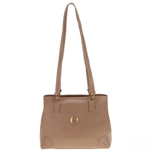 Bolsa Tote média em Couro Pele