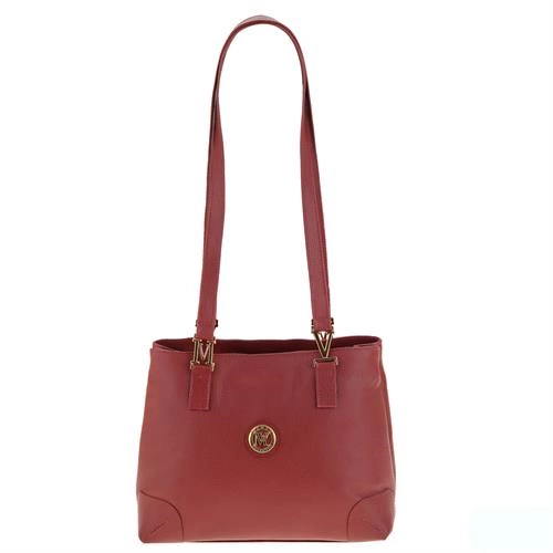 Bolsa Tote média em Couro Romã